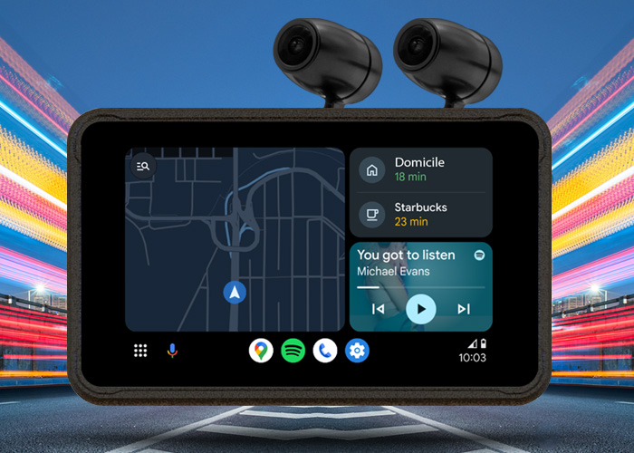 RideMate M5 - Carplay & Dashcams équipées de capteurs de qualité supérieure