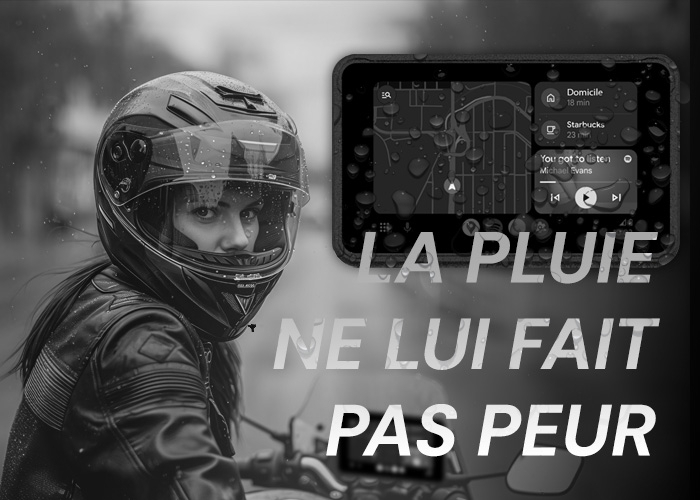 RideMate M5 - Carplay & Dashcams équipées de capteurs de qualité supérieure